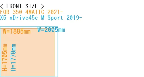#EQB 350 4MATIC 2021- + X5 xDrive45e M Sport 2019-
